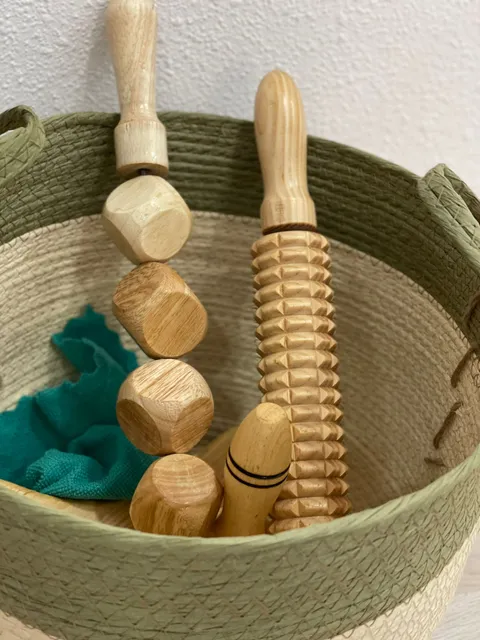 Herramientas de madera para maderoterapia